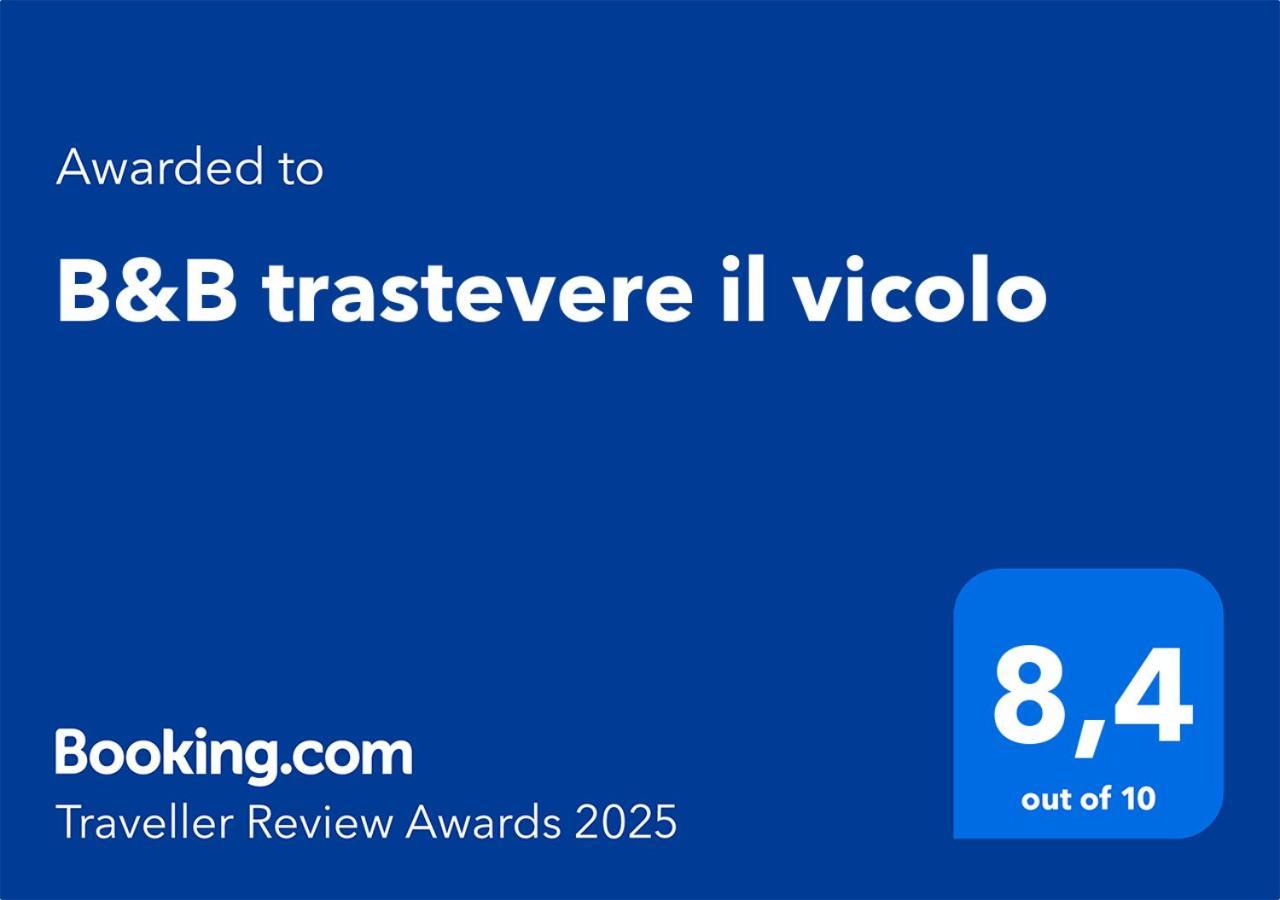 B&B Trastevere Il Vicolo Řím Exteriér fotografie